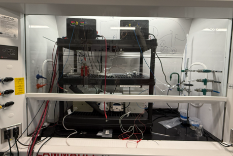 2-channel AEM water electrolysis test stand